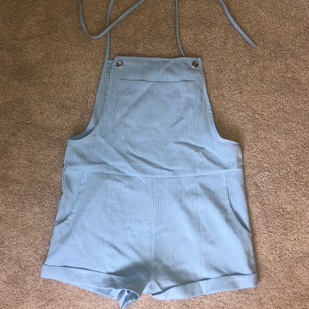 pastel trendy overalls